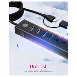 ICY BOX 61065 USB Hub černá
