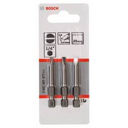 Bosch Accessories 2607001477 2607001477 plochý bit Pohon (šroubovák): 1/4 (6,3 mm) Typ zakončení: plochý 49 mm