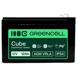 Green Cell GC-AGM12V12AH-H olověný akumulátor olověný se skelným rounem 12 Ah 12 V 1 ks