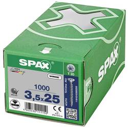 SPAX 1191010350205 R 88091 Senkkopf/T-STAR šroub se zápustnou hlavou 3.5 mm 20 mm T-STAR plus ocel WIROX 1000 ks