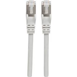 Intellinet 740739 RJ45 síťové kabely, propojovací kabely CAT 6A S/FTP 1.50 m šedá fóliové stínění, stínění pletivem, stíněný, bez halogenů 1 ks