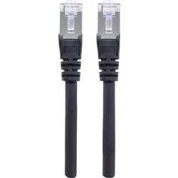Intellinet 740999 RJ45 síťové kabely, propojovací kabely CAT 6A S/FTP 7.50 m černá fóliové stínění, stínění pletivem, stíněný, bez halogenů 1 ks