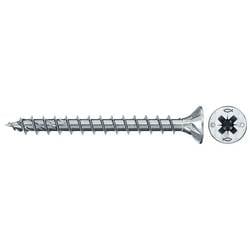 Fischer 670203 Power-Fast II CZF šrouby do dřevotřísky 4 mm 40 mm křížová drážka Pozidriv ocel galvanizováno zinkem 200 ks