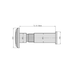 Basi TS 680 6800-0001 dveřní kukátko