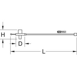 1/2 úhlový měřicí kotouč, magnet KS Tools 516.1195