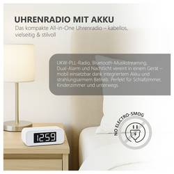 Silva Schneider UR 4200 BT weiß 241014 stolní rádio, FM, bílá