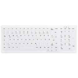 Contour Active Key AK-C7000F-UVS-W/GE kabelový hygienická klávesnice německá, QWERTZ bílá s podsvícením