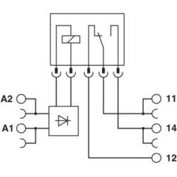 Phoenix Contact PLC-RSC-12DC/21/EX reléový modul, 12 V/DC, 6 A, 1 přepínací kontakt, 10 ks