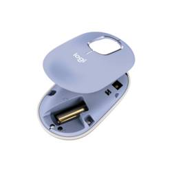 Logitech Logitech 910-007414 POP Mouse con Emoji Lilla optická myš, přenos Bluetooth®, 4 tlačítko, 4000 dpi, fialová