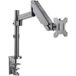 Manhattan 461580 držák na stůl pro monitor 1 Displej: (s) 43,2 cm (17) - 81,3 cm (32) černá otočný, nastavitelná výška, naklápěcí, nakláněcí