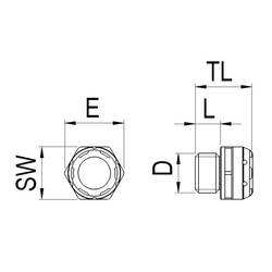 Wiska 10103263 EVPS 12 HF záslepka nárazuvzdorný M12 M12 plast šedobílá (RAL 7035) 10 ks