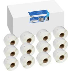 G&G etikety kompatibilní náhradní DYMO 99012, S0722400 36 x 89 mm papír thermodirekt bílá 3120 ks trvalé Adresní nálepky BM-D-G-99012-12