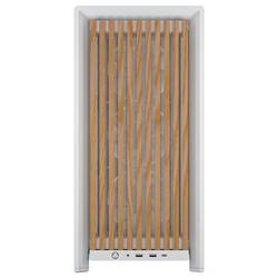 Corsair FRAME 4000D RS, White/Oak midi tower PC skříň dřevo, bílá