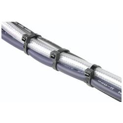 Hama kabelová spona plast černá flexibilní (d x š) 100, 150, 200 mm, mm, mm x 2.5 mm 150 ks 00221002