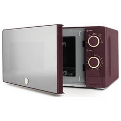 BerlingerHaus BH/9912 mikrovlnná trouba bordó 700 W funkce grilování, funkce časovače