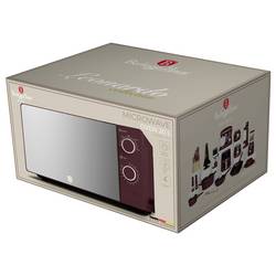 BerlingerHaus BH/9912 mikrovlnná trouba bordó 700 W funkce grilování, funkce časovače