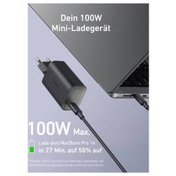 Anker ANKER Nano Charger 100W Kabel 1C black nabíjecí adaptér, GaN, 1x USB-C®, 100 W, Dodávka energie, černá