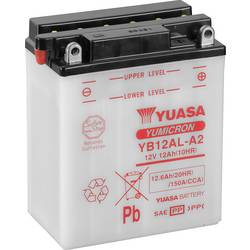 Yuasa YB12AL-A2 motobaterie 12 V 12.6 Ah Typ pólů: Šroubová svorka typ 8