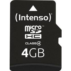 Intenso 4 GB Micro SDHC-Card paměťová karta microSDHC 4 GB Class 4 vč. SD adaptéru