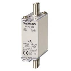 Siemens 3NA3807 sada pojistek Vhodné pro (pojistky) velikost pojistky 000 - 4 Velikost pojistky = 0 20 A 500 V 3 ks