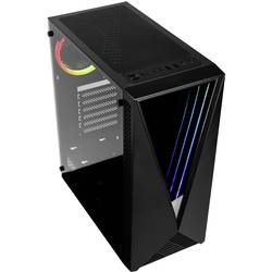 Kolink VOID RGB midi tower herní pouzdro černá 1 předinstalovaný LED ventilátor, boční okno, prachový filtr