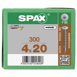 SPAX 0151010400203 vrut s půlkulatou hlavou 4 mm 20 mm T-STAR plus ocel 300 ks