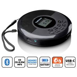 Lenco CD-340BK přenosný CD přehrávač Discman CD, CD-R, CD-RW, MP3, CD, CD-R, CD-RW, MP3 černá