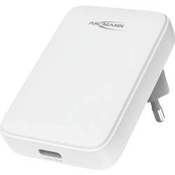 Ansmann USB-C Wandlader 130PD USB nabíječka, Rychlonabíječka, bez kabelu, 1x USB-C®, 30 W, PPS, Quick Charge 3.0, Power Delivery 3.0, bílá