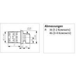 BACO NB02AQ1 odpínač 16 A 1 x 90 ° šedá, černá 1 ks