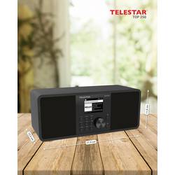 Telestar TOP 250 Schwarz 5700250 internetové přenosné rádio, DAB+, internetové, FM, černá