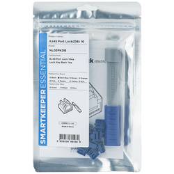 Smartkeeper zámek portu RJ45 LAN NL03PKDB sada 10 ks tmavě modrá vč. 1 klíče NL03PKDB