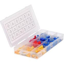 KS Tools ASSORTIMENTO 160 CONNETTORI A COMPRESSIONE 970.0290 krimpovací sada, 0.50 mm² - 6 mm², 160 díly