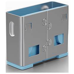 LINDY zámek portu USB USB-Lock sada 10 ks modrá zámek s klíčem bez klíče 40462