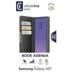 Cellularline Booklet Samsung Galaxy A57 5G černá stojící BOOKAG2GALA57K