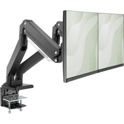 Digitus DA-90427 rameno na monitory 2 Displej: (s) 38,1 cm (15) - 88,9 cm (35) černá odnímatelný, otočný, nastavitelná výška, naklápěcí, otočný