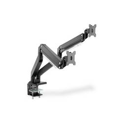 Digitus DA-90427 rameno na monitory 2 Displej: (s) 38,1 cm (15) - 88,9 cm (35) černá odnímatelný, otočný, nastavitelná výška, naklápěcí, otočný