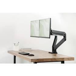 Digitus DA-90427 rameno na monitory 2 Displej: (s) 38,1 cm (15) - 88,9 cm (35) černá odnímatelný, otočný, nastavitelná výška, naklápěcí, otočný