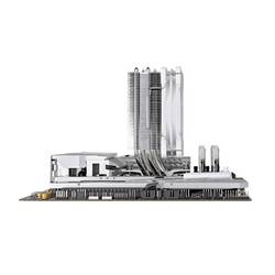 Thermaltake UX400 ARGB White Air cooler chladič procesoru s větrákem Intel® 1851, Intel® 1700, Intel® 1200, Intel® 1156, Intel® 1151v2, Intel® 1155, Intel®