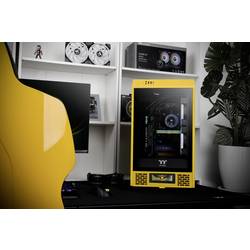 Thermaltake The Tower 200 mini tower herní pouzdro žlutá 2 předinstalované ventilátory