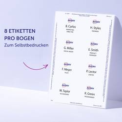 Avery-Zweckform J4881-20 štítek se jménem Kennzeichnungsetiketten (š x v) 65 mm x 65 mm 160 ks