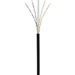 Renkforce RF-5044002 RJ45 síťové kabely, propojovací kabely CAT 6 U/UTP 10.00 m černá bez halogenů, s ochranou 1 ks