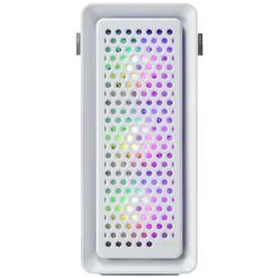 FSP Fortron CUT593P tower herní pouzdro bílá 4 předinstalované LED ventilátory, prachový filtr, boční okno