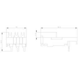 Siemens 3RA2921-1BA00 propojovací modul Vhodné pro značku (relé): Siemens Single 1 ks