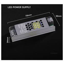 V-TAC VT-13036-S napájecí zdroj pro LED konstantní napětí 36 W 3 A 12 V/DC bez možnosti stmívání 1 ks