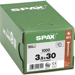 SPAX 1191010350305 R 88091 Senkkopf/T-STAR šroub do dřeva 3.5 mm 30 mm T-STAR plus ocel WIROX 1000 ks