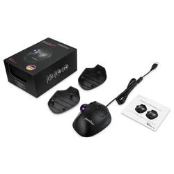 Perixx PERIMICE-520 optická ergonomická myš, přenos kabelový, 8 tlačítko, 2 dpi, černá