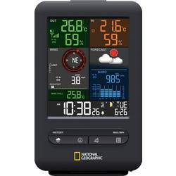 National Geographic Color-Display Center 5in1 9080500 digitální bezdrátová meteostanice Předpověď pro 12 až 24 hodin