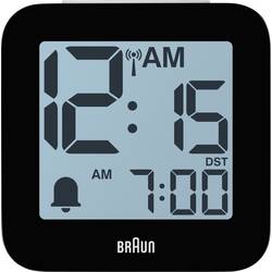 Braun 60076 elektronické budík bílá velký displej