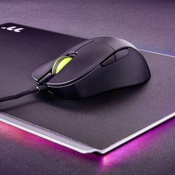 Thermaltake GMO Damysus RGB Wired Black optická herní myš, přenos kabelový, 6 tlačítko, 16000 dpi, vícebarevná