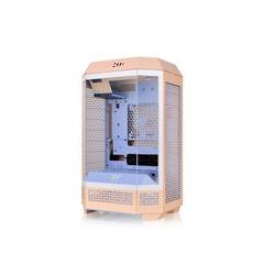 Thermaltake The Tower 300 Peach Fuzz micro tower PC skříň broskev